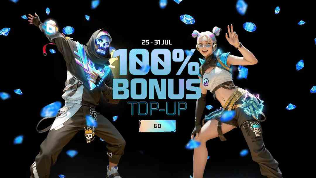 Don't Miss Out: Free Fire 6th Anniversary 100% Bonus Top-Up Event!