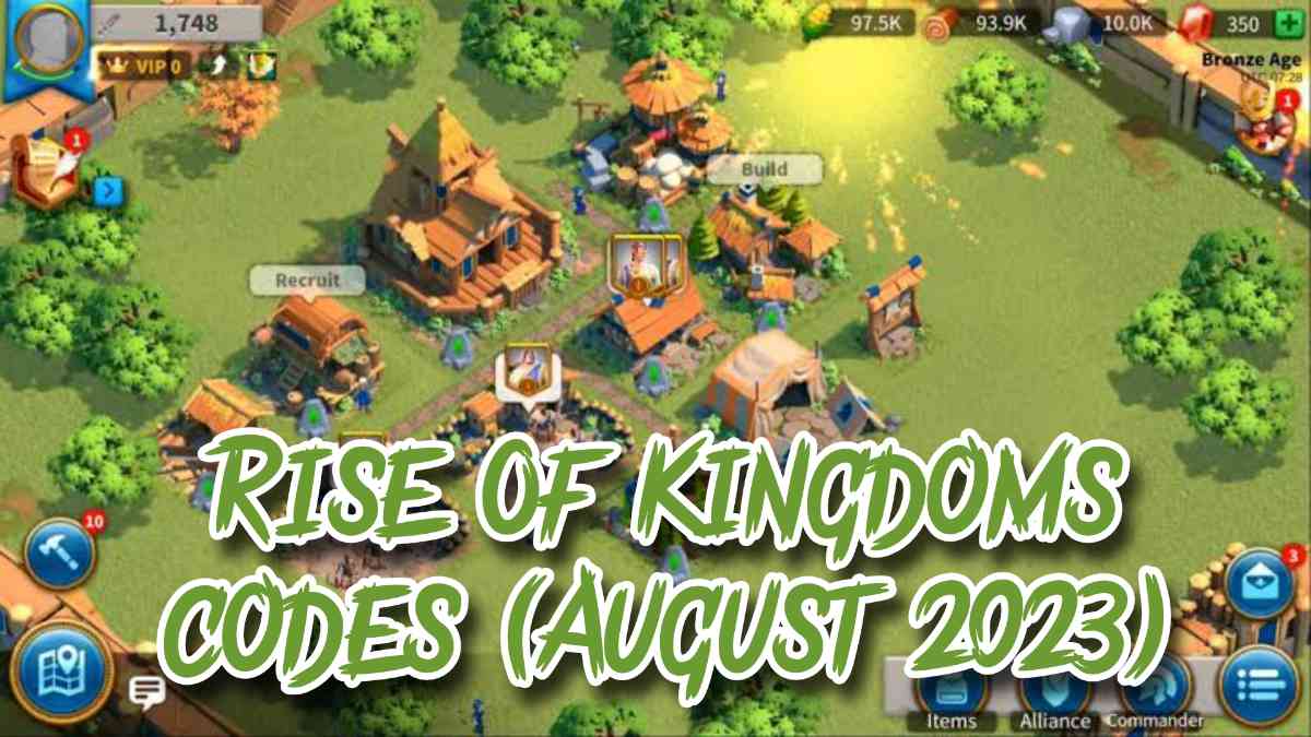 Rise Of Kingdoms codes (August 2023) - Get Free Rewards