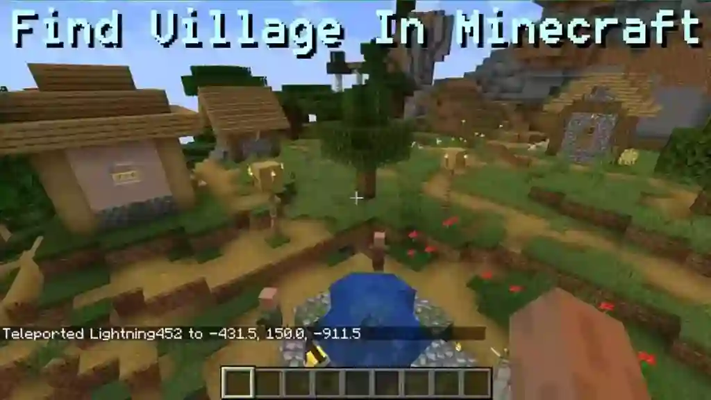 how-to-find-village-in-minecraft-by-teleporting